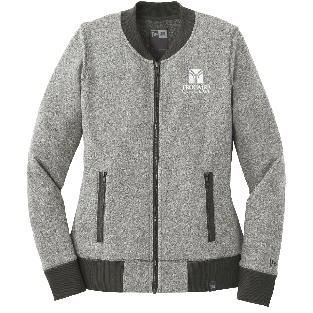 New Era Ladies French Terry Baseball Full-Zip